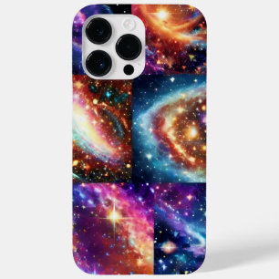 Coque Pour Pour iPhone 14 Pro Max Planète cosmique violet galactique planète amusant