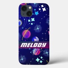 Case-Mate iPhone Case planètes spatiales colorées galaxie étoiles motif
