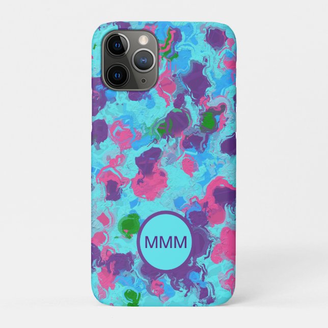 Coques Case-Mate iPhone Plaque Abstraite de sirène (Dos)