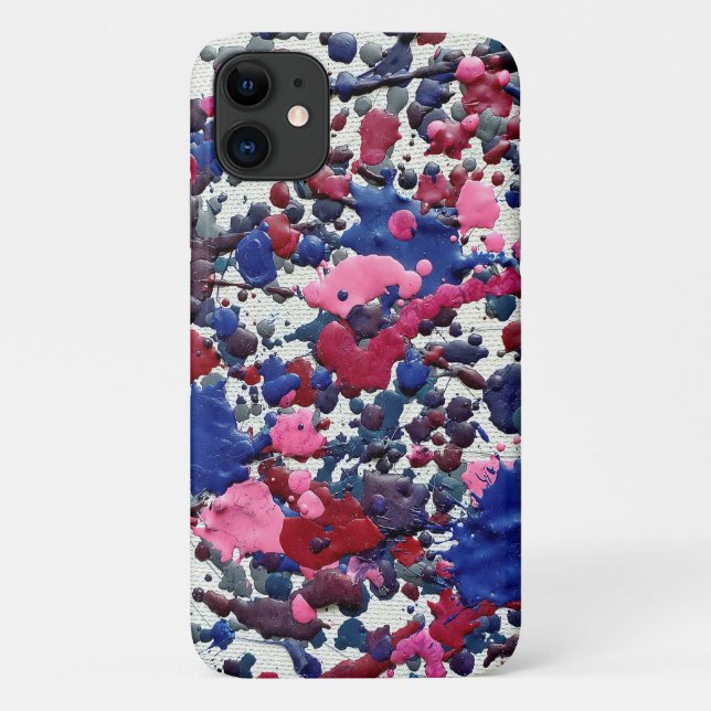 Coques Case-Mate iPhone plaque de peinture abstraite (Dos)