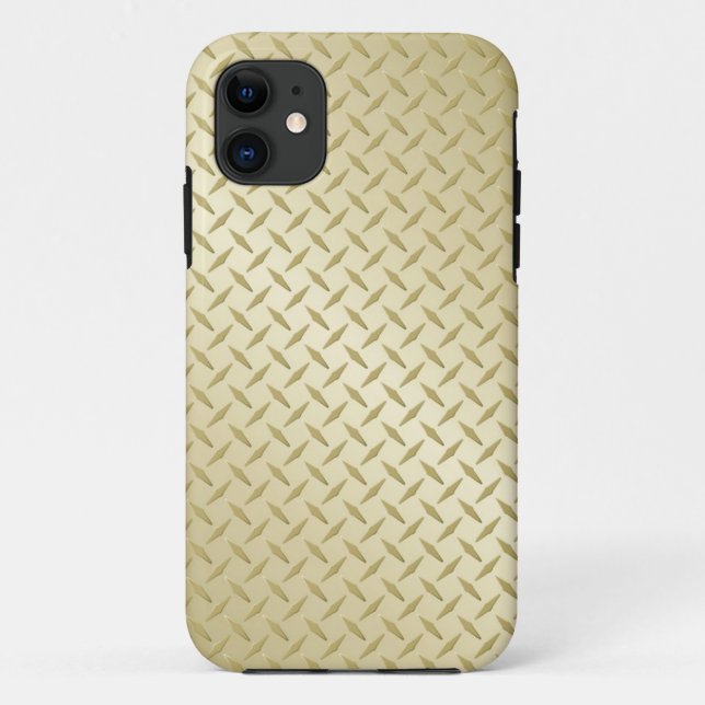Coques Case-Mate iPhone Plaque diamant d'or (Dos)