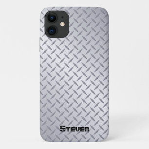 Case-Mate iPhone Case Plaque diamant en acier brillant personnalisée