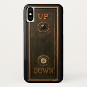 Case-Mate iPhone Case Plaque du bouton de l'ascenseur Vintage