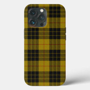 Case-Mate iPhone Case Plaque noire jaune tartan MacLeod