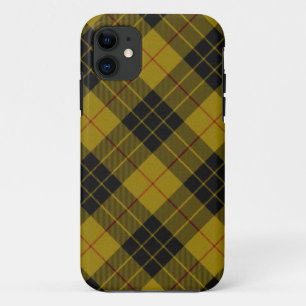 Case-Mate iPhone Case Plaque noire jaune tartan MacLeod