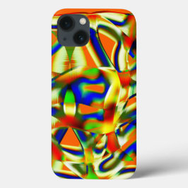 Case-Mate iPhone Case Plaques de couleur sur bandes beiges verdâtres cro