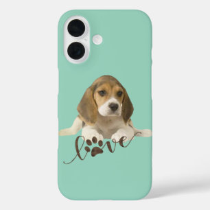Coques iPhone 16 Plaques papier beagles