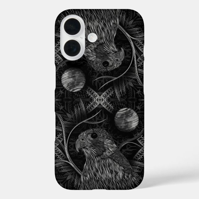 Coques Case-Mate iPhone Pleine lune faucon (Verso)