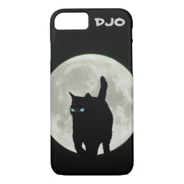 Coque iPhone 8/7 Pleine lune Ninja Cat