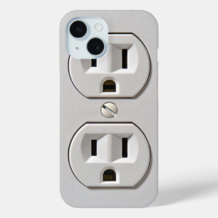 Coque Pour iPhone 15 Plug-in de prise électrique