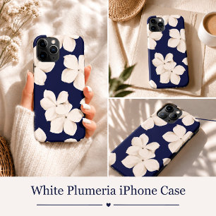 Case-Mate iPhone Case Plumeria blanc