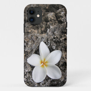 Coque iPhone 11 Plumeria douce