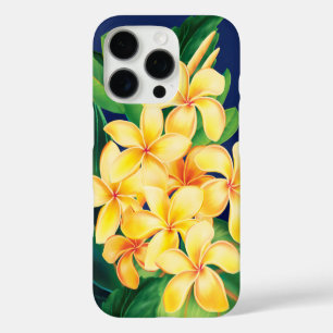 Coques iPhone 16 Pro Plumeria paradisiaque tropicale Illustration hawaï