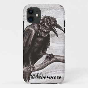 Case-Mate iPhone Case Plus jamais Raven dans la couverture d'iPhone de