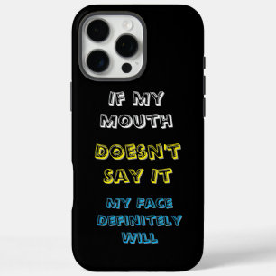 Coques iPhone 16 Pro Max Plus léger sur les émotions honnêtes