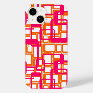 Coque Pour iPhone 14 Plus Ouvert Rectangles Modernes Du Milieu Du Siècl