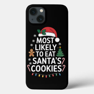 Case-Mate iPhone Case Plus susceptible de manger les cookies du Père Noë