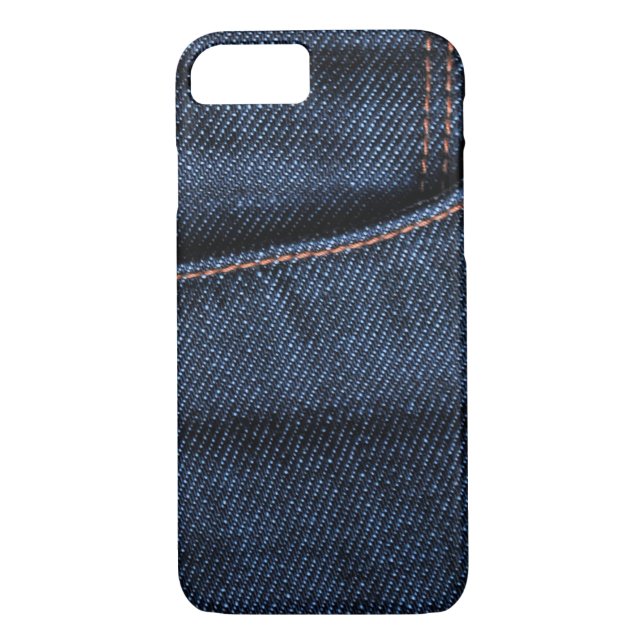 Coques Case-Mate iPhone Poche Jeans bleu (Dos)