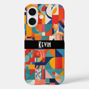 Coques iPhone 16 Podge de forme Motif colorée