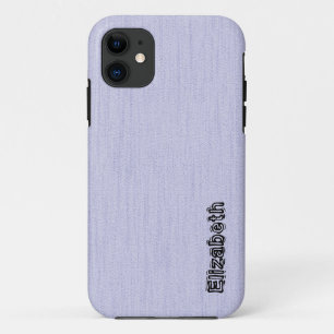 Coques Pour iPhone Poêle de lavande ordinaire avec Monogramme de grai
