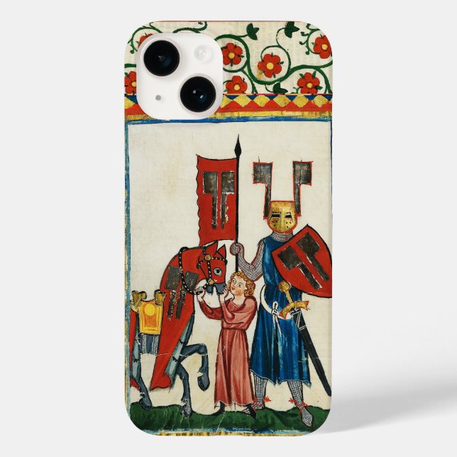 COQUES Case-Mate iPhone POÈTE ALLEMAND COMME MINIATURE MÉDIÉVALE DE LA NUI (Verso)