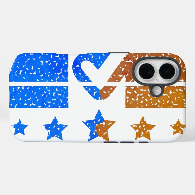 Coques Case-Mate iPhone Poignée de main du devoir national (Verso (horizontal))