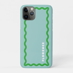 Case-Mate iPhone Case Poignets vert brillant et de menthe avec texte