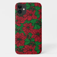 Poinsettia, motif de Noël