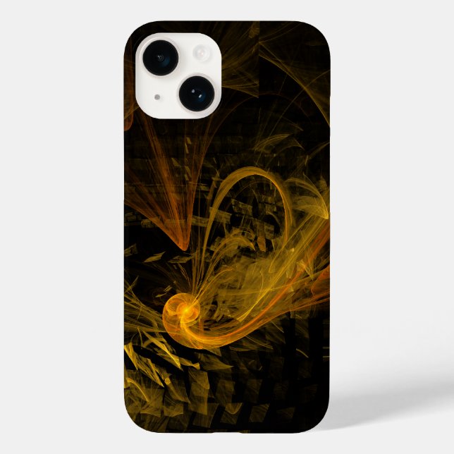 Coques Case-Mate iPhone Point de rupture Art Abstrait (Verso)
