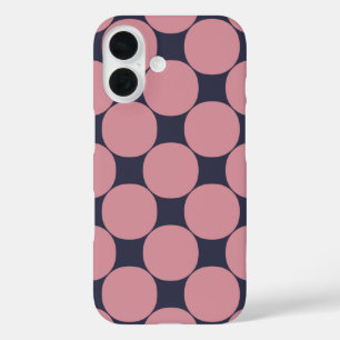 Coques iPhone 16 Pointe rose Design Moderne