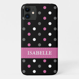 Case-Mate iPhone Case Pointe rose, gris, noire et blanche