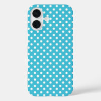 Points Blancs Sur Turquoise