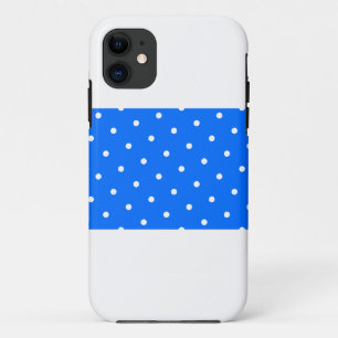 Case-Mate iPhone Case Points Bleus Bleus Bleu Clair Sur Blanc