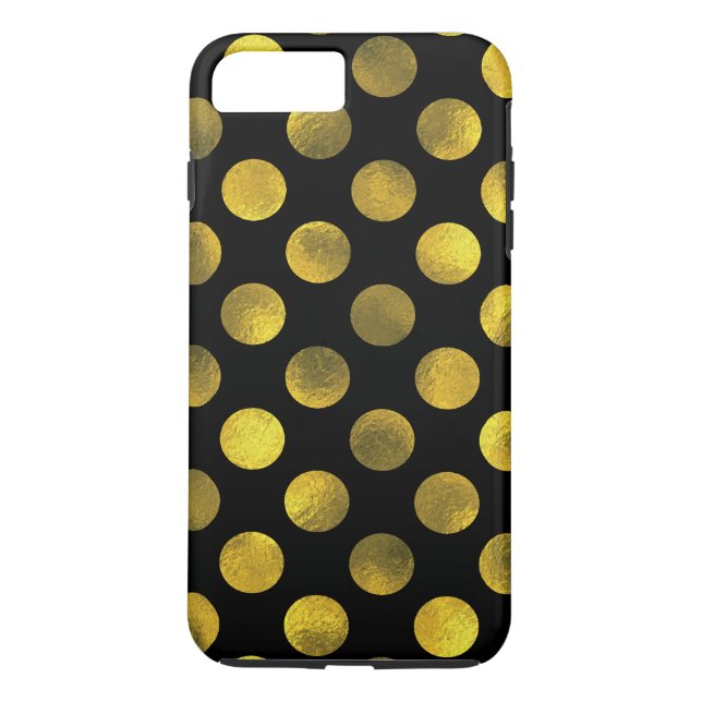 Coques Case-Mate iPhone Points d'Or Polka (Dos)