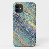 Points liquides Pastel Abstrait Motif Coque-Mate i