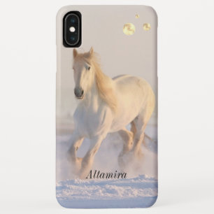 Case-Mate iPhone Case Points polka, beau cheval blanc & plage