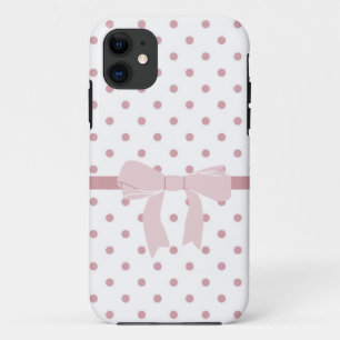 Coques Pour iPhone Points roses Girly