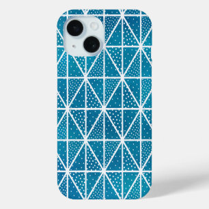 Coque Pour iPhone 15 Points triangulaires modernes de Motif géométrique