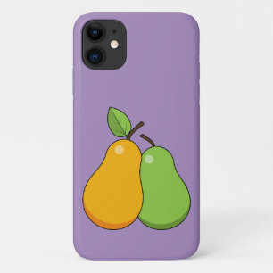 Case-Mate iPhone Case Poires jaunes et vertes