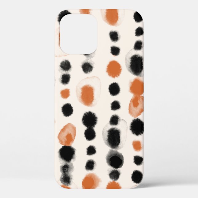 Coques Case-Mate iPhone Pois Abstraits : Géométrie aquarelle. (Verso)