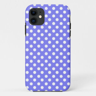 Etui iPhone Case-Mate Pois blancs violets clairs