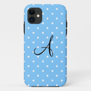 Etui iPhone Case-Mate Pois bleu pastel