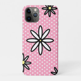 Case-Mate iPhone Case Pois et marguerites blancs roses
