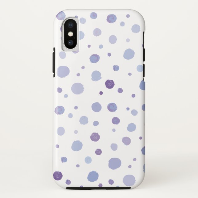 Coques Case-Mate iPhone pois peint à la main (Dos)