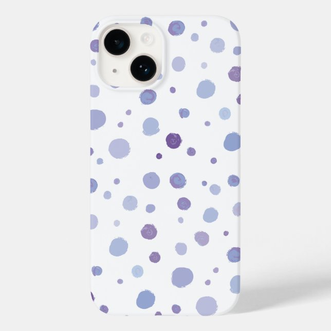 Coques Case-Mate iPhone pois peints à la main (Verso)