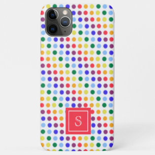 Case-Mate iPhone Case Pois Rainbow joueurs Monogramme personnalisé