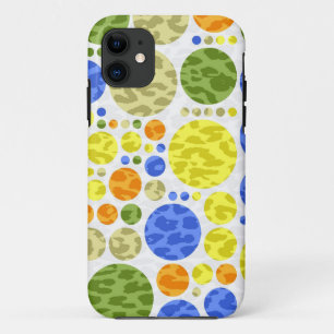 Etui iPhone Case-Mate Pois rétro Abstraits EMPREINTE DE LÉOPARD