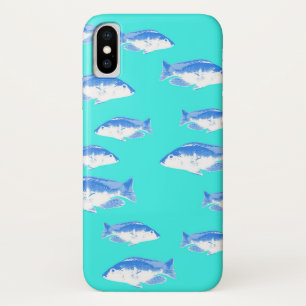 Case-Mate iPhone Case Poisson bleu turquoise
