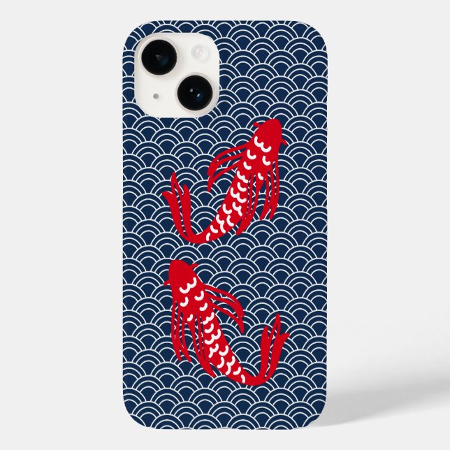 Coques Case-Mate iPhone Poisson rouge Koi (Verso)