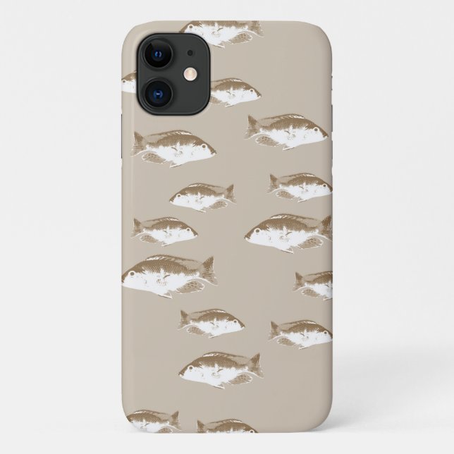 Coques Case-Mate iPhone Poisson sépien (Dos)